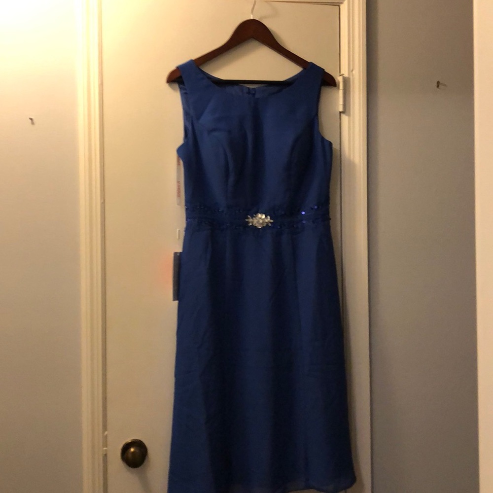 Royal Blue special occasion/wedding dress-size 12